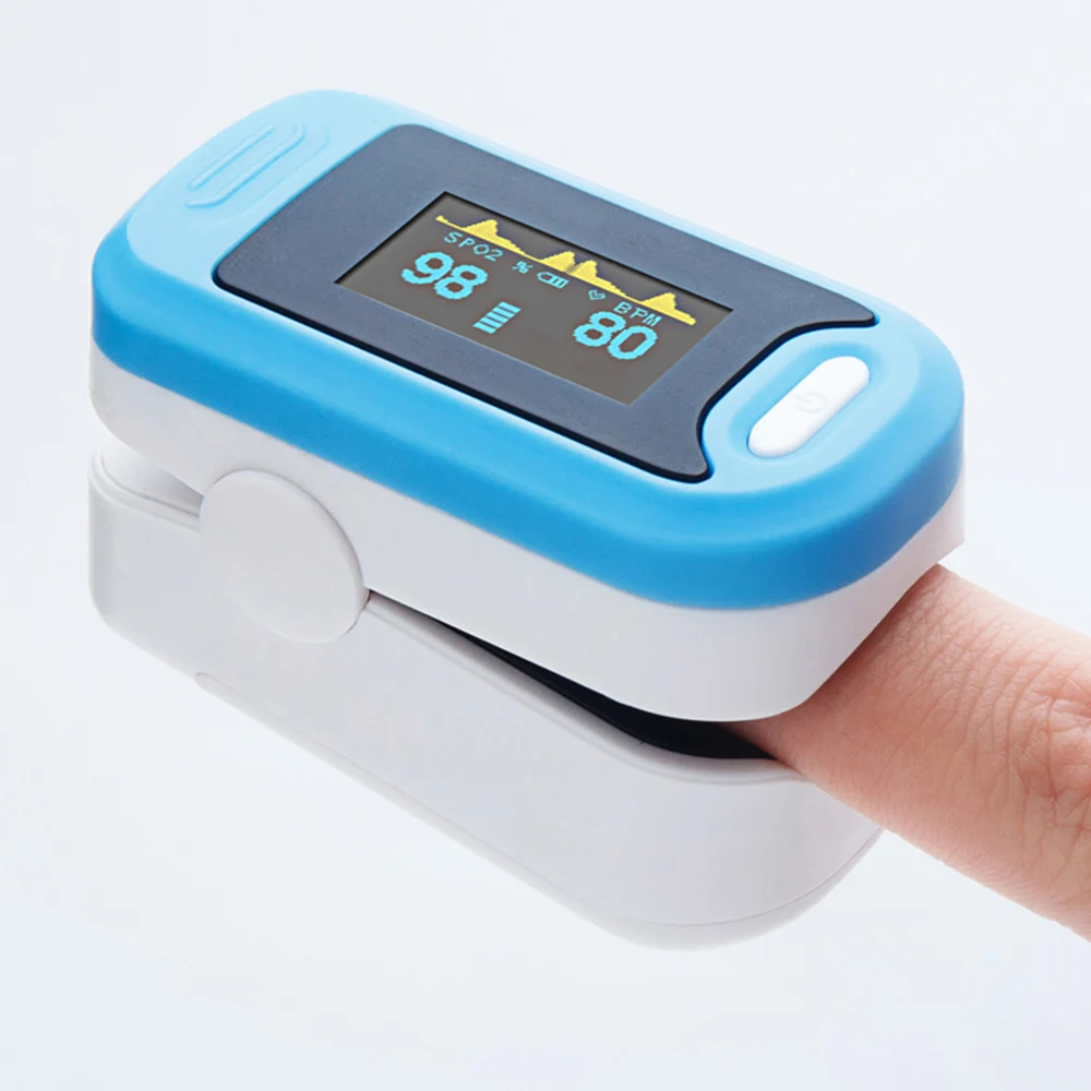 Портативный бытовой медицинский цифровой Пульсоксиметр, светодиодный Пульсоксиметр для взрослых/пожилых людей, пульсометр, монитор здоровья SpO2