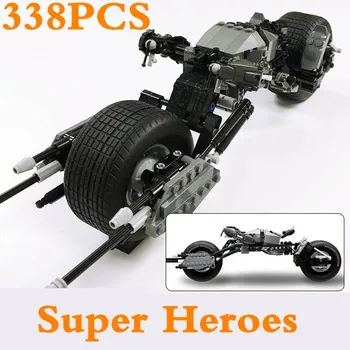 

Sermoido 7115 DC Super Heroes The Dark Knight Batman Batcycle Batmobile Bricks Batpod Building Blocks Toys For Children