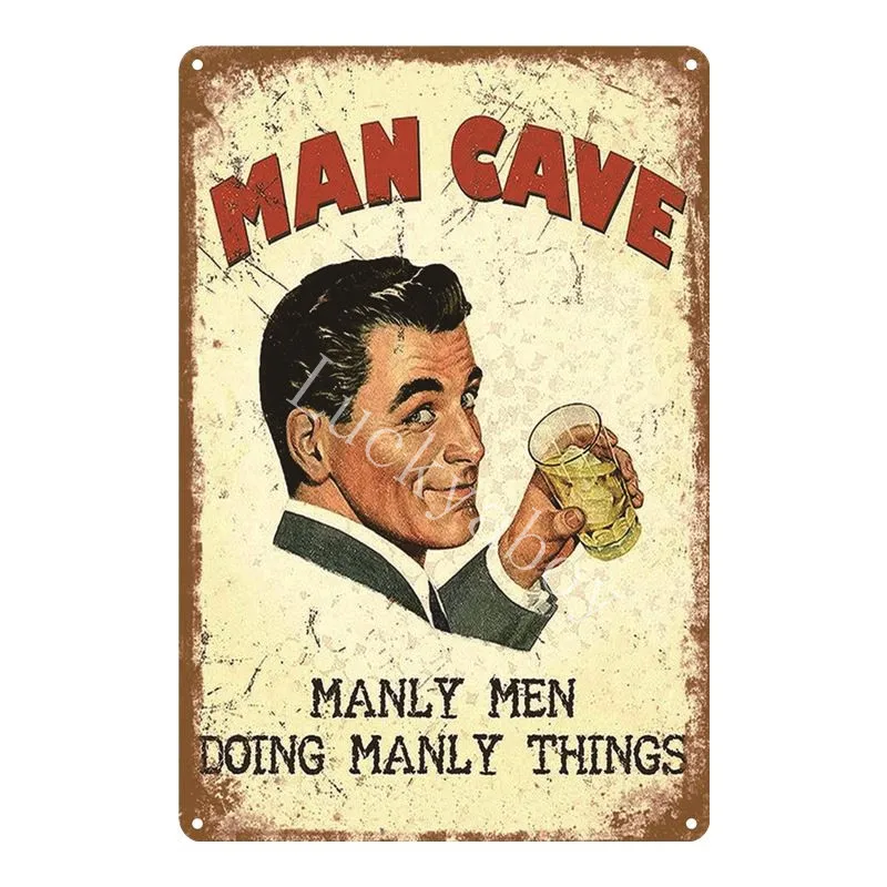 Cheers Man Cave холодное пиво без рабочей группы терапия металлические жестяные знаки Бар Паб Клуб домашние декоративные Ретро наклейки на стену ALL001