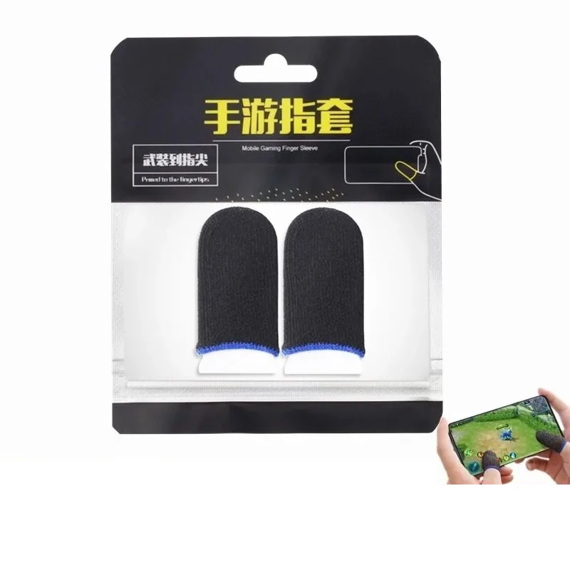 NEW Finger Cover Game Control For PUBG Sweat Proof Non-Scratch Sensitive Touch Screen Gaming Thumb Sleeve Gloves | Электроника