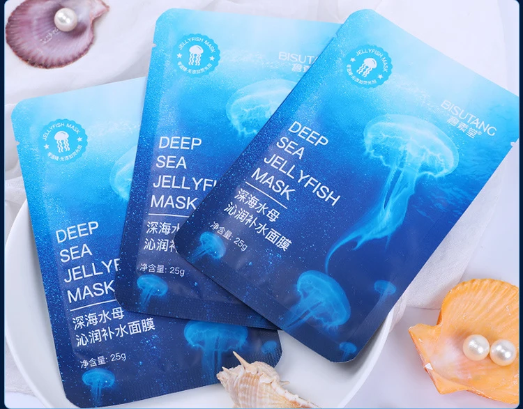 Jellyfish Facial Mask Shrink Pores Moisturizing   1PCs Whitening Anti-aging Oil-controlled Acne Korean Raw Materials