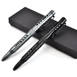 Stylo tactique militaire d'auto défense, en alliage d'aluminium, pour fenêtre cassée, stylo à bille d'auto défense 