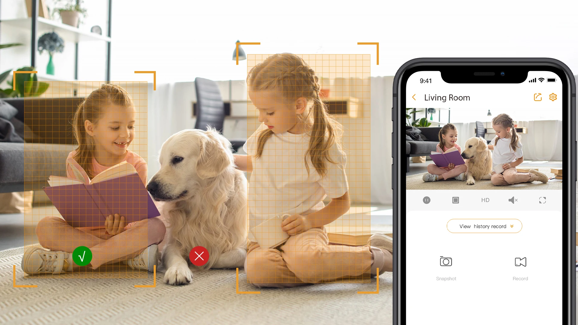 Dahua Imou Cue 2c 1080P IP Wifi Camera Baby Monitor Camera Human Detection H265 Compact Smart Night Vision Camera Indoor