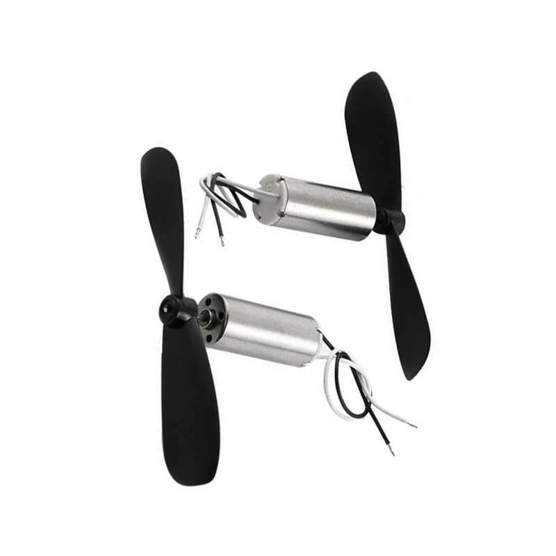 AAAE Top-2Pcs Квадрокоптер с дистанционным управлением DC3.7V 40000 об/мин, коррозийных свойствах, микро двигатель w 2-лопастной вентилятор