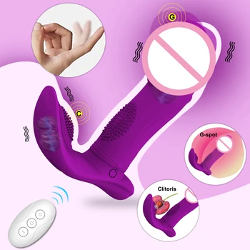 Wireless Remote Control Dildo G Spot Clitoris Stimulator Wearable Panty Vibrator Female Sex Toys Shop for Women Couples Adult 18 2