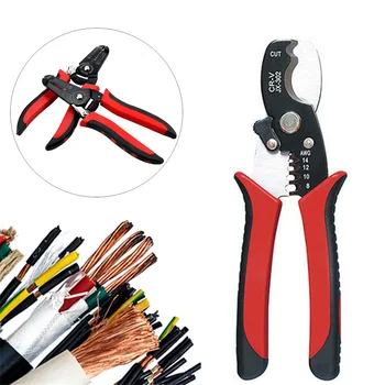 

Multi Tools Pliers Stripper Cutter Cable Wire Capability Portable Wire Stripper Knife Crimper Acutomatic Electrical Repair Tools