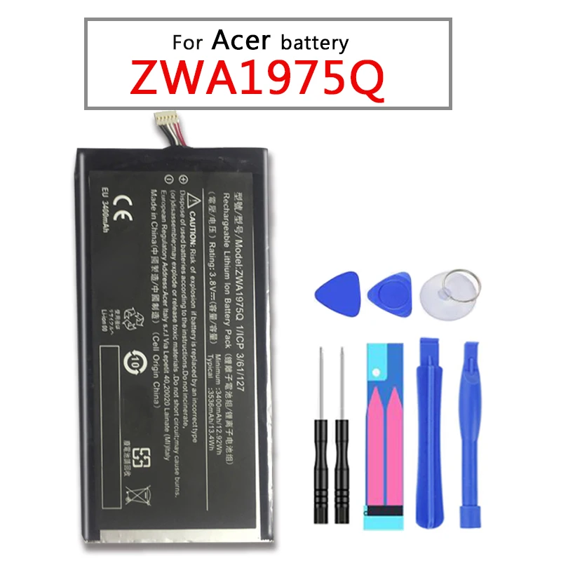 Для Acer Iconia Tab 7 A1-713 A1-713HD A1 713 запасная батарея для мобильного телефона ZWA1975Q 3536mAh