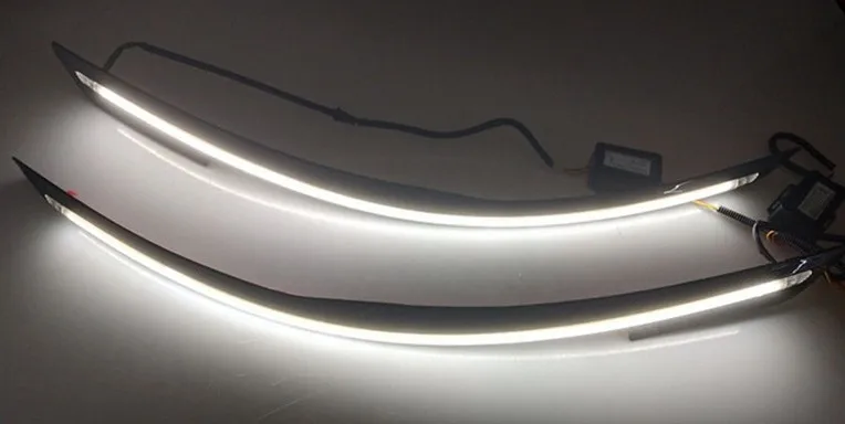 1 Pair 12v Car LED DRL for Hyundai I45 Sonata 2011 2012 2013 2014 Daytime Running Lights Driving Sonata 8 Fog Lamp