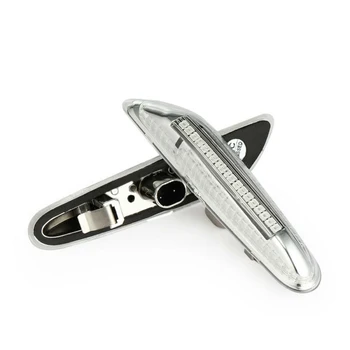 

Dynamic Turn Signal Light LED Side Marker For BMW E46 E90 E91 E92 E93 E60 E61 JO Amber Flashing