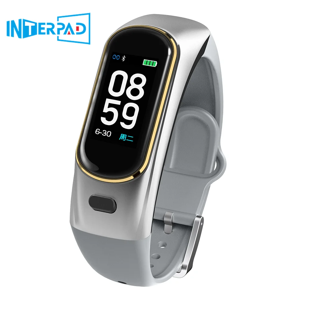 

Interpad H109 Smart Braclet Men Women Heart Rate Tracker Altitude Meter Blood Oxygen Call Reminder Wristband For Android ios