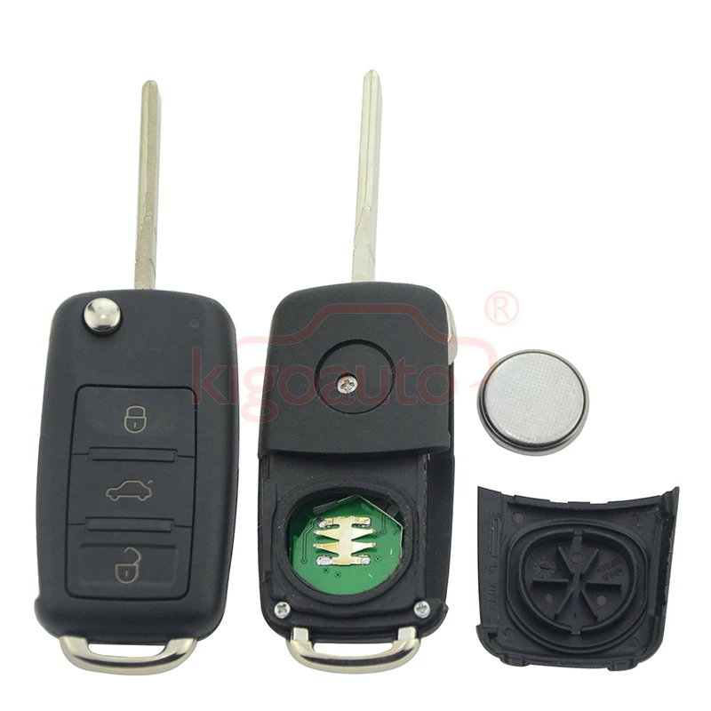 KIGOAUTO FOR VW TOUAREG REMOTE KEY 3BUTTON 433.9MHZ ASK/FSK HITAG-2 ID46 PCF7946 HU66 3D0 959 753 AA  3D0 959 753 AM