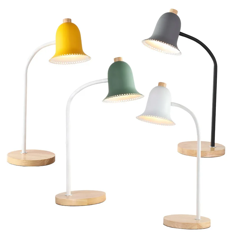 

Bedroom Bedside LED Elbow E27 Lamp Eye Protection Desk Size Students Children Learning Wooden Product Reading Office