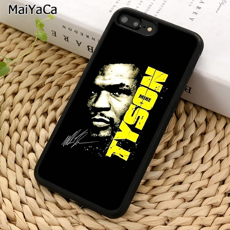 Боксерский чехол MaiYaCa с Майком тайсоном для iPhone X XR XS 11 12 13 Pro MAX 5 6 6S 7 8 Plus Samsung Galaxy S7edge