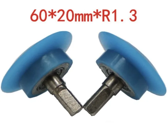 

Carpenters coating machine accessories Bearing feed wheel R circular arc silicon rubber wheel