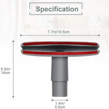 

Upholstery Tool Brush Attachment For Shark Navigator Lift-Away Vacuum NV350 352 NV355, NV356E Brush