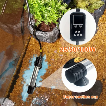 

Mini Aquarium Heater Fish Tank Heater Turtle Tank LED Digital Display Heaters Automatic Temperature Explosion-proof Heating Rod