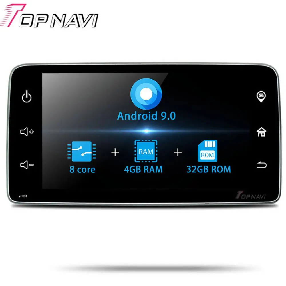 9.0 4G-32G 8 Core 9 дюймов Android 9,0 Авторадио для Benz Smart-стерео Авто gps навигация мультимедийные плееры 2Din с wifi без DVD - Цвет: 9.0 4G-32G 8 Core