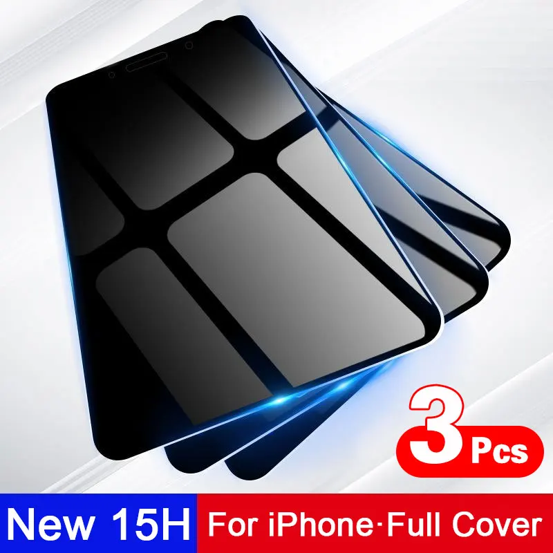 Закаленное стекло с полным покрытием для iPhone 7 8 6 6s Plus защитная пленка на экран 11 Pro