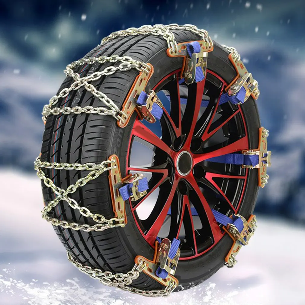 New Car Winter Tire Wheels Snow Chains Snow Tire Antiskid Chains Wheel Tyre Cable Belt Winter