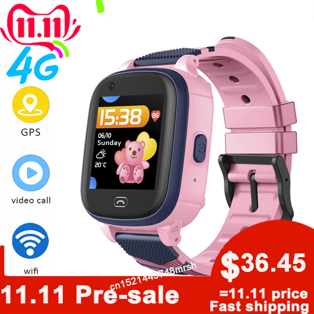 

Kids Smart Watch 4G Video Call GPS Smartwatch Baby Clock IP67 Waterproof Smartwatch SOS GPS Wifi A60 Smartwatch Kids VS Q50 Q90