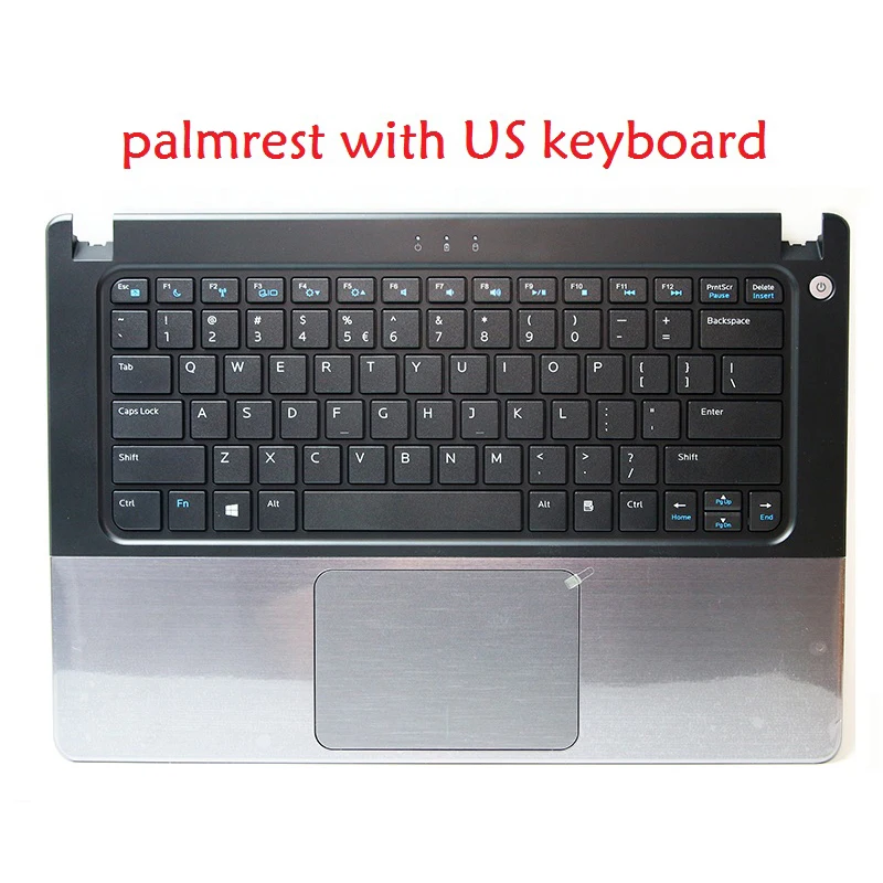 Ноутбук Palmrest для DELL для Vostro 5460 5470 5480 056M9X 0Y3X62 Y3X62 053JW1 53JW1 0VDCHK 06PDJY 6PDJY с клавиатурой