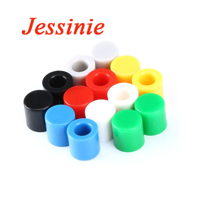 105PCS Interruttori Tattili Momentanei 6x6mm - Micro Switch Per Arduino Con 7 Colorati Cappucci