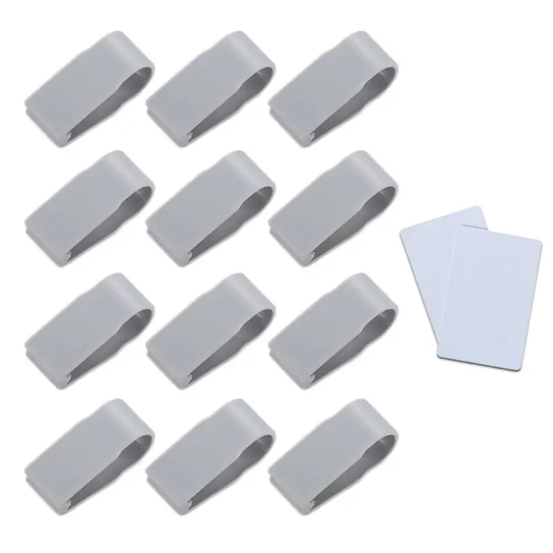 Светло-серый 12pcs Non-Slip Comforter Quilt Blankets Fastener Clip Safety Bed Duvet Sheet Fix - Цвет: Светло-серый