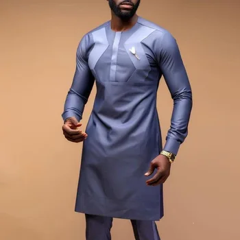 Alternative view of Akin Long Sleeve O-neck Plus Size Shirts