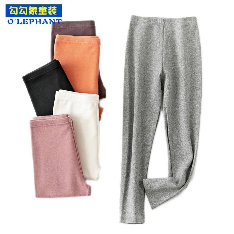 

Solid thermal pants kids Cotton Strectch thermo underwear for a boy Brief children's winter underwear trousers baby girl clothes