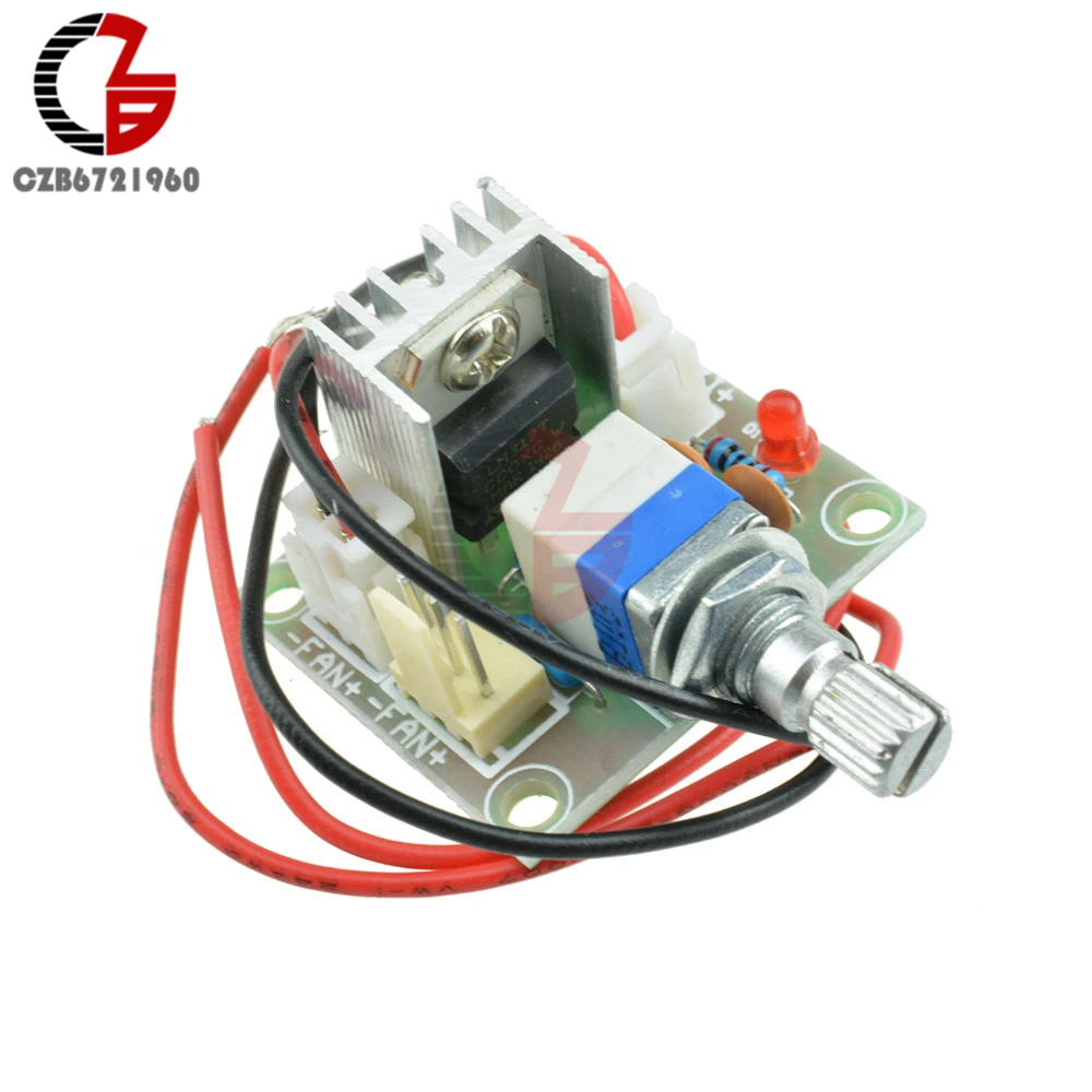 DC Motor Speed Controller LM317 Voltage Regulator