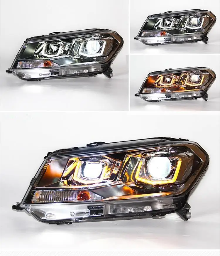 Дневные ходовые автозапчасти Drl Neblineros Led Para Автомобильные фары в сборе 16 для Volkswagen Santana