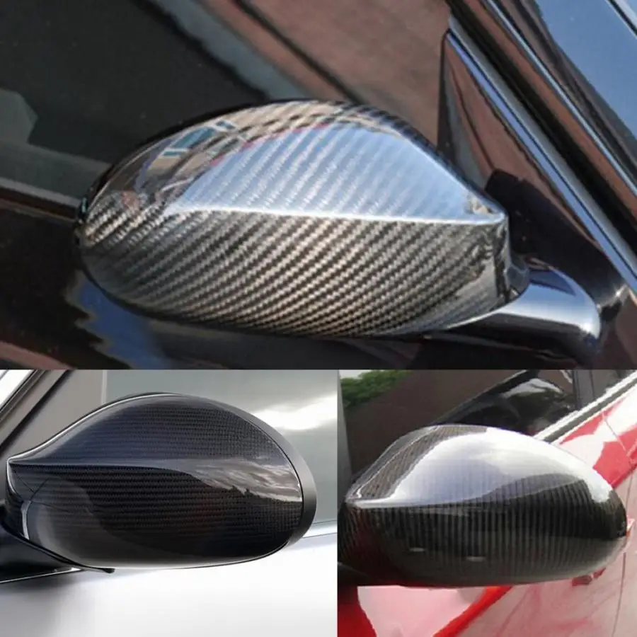 

1 Pair Carbon Fiber Car Rearview Mirror Cover Trim Fit for 1 Series E82 E87 2007 2008 2009 2010 Car Decorative Accessory