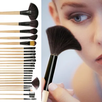 

2 Sets / 48 PCS Professional Makeup Brush Set Essential Cosmetic Make Up Brushes Kit Powder Brush Eyeshadow Eyeliner Black