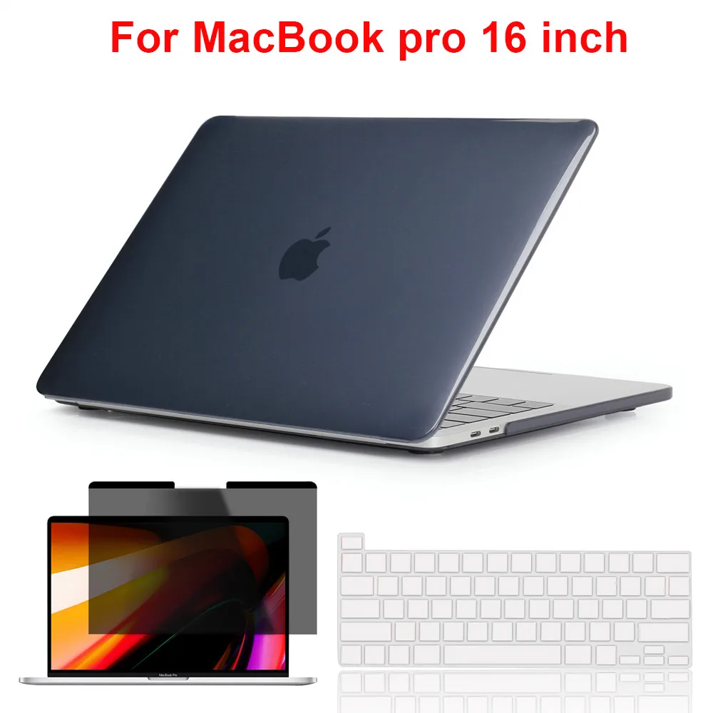 

For MacBook Pro 16 Inch Case Notebook Cover Protective Tablet Case for For MacBook Pro 16 Inch + Keyboard Film Screen Protector