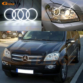 

For Mercedes Benz GL Class X164 GL350 GL420 GL450 GL500 GL550 Excellent Ultra bright smd led Angel Eyes kit DRL