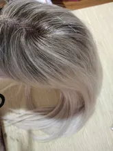 Peluca de cabello humano Rubio degradado de 8-20 pulgadas para mujer, peluquín con Base de trama y encaje de 12x15, con Clip, Remy