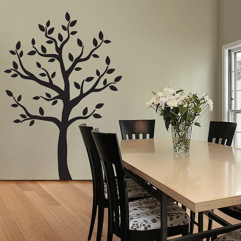 

Tree Wall Decal StickerTimber Artbox Large Black Tree Wall Decal - The Easy to Apply Yet Amazing Decoration for Your Home A7-035