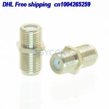 

DHL 200pcs Conversion Adapter F female F to F TV female F coaxial connector For radio connector 22ds