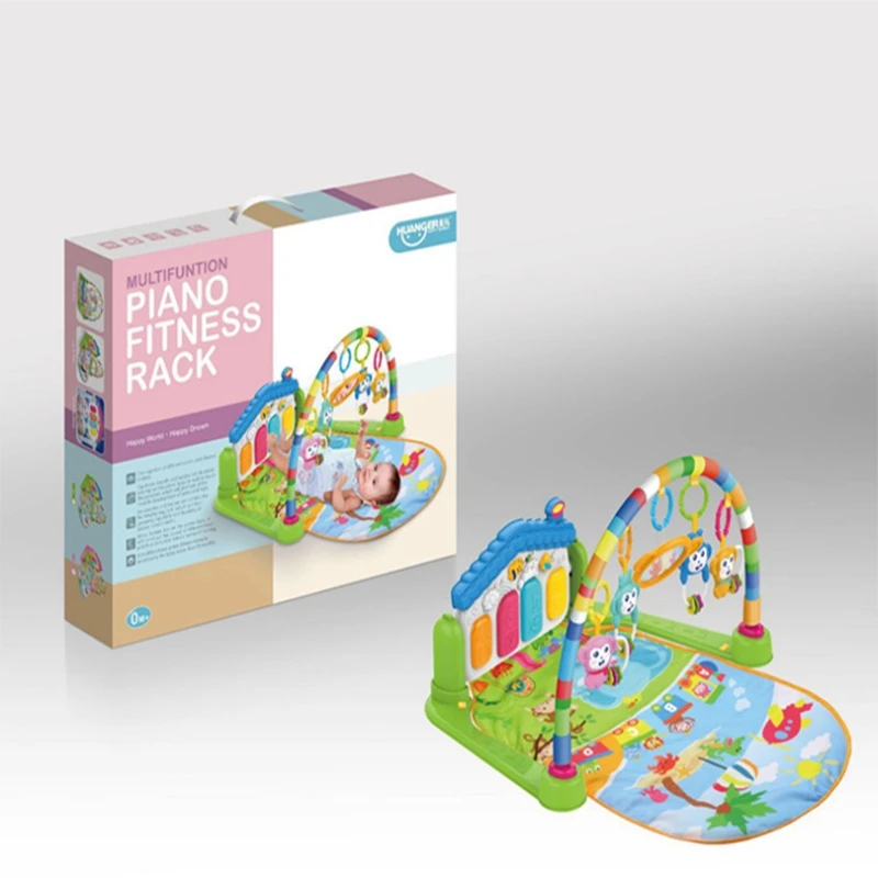 Детский игровой коврик, ковер, игрушки для детей, игровой коврик для ползания, игровой развивающий коврик с фортепианной клавиатурой, детский коврик, подставка для раннего образования, игрушка G