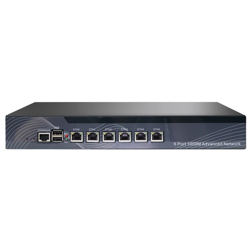 Промышленный компьютер D525 6 гигабитных LAN 2 * USB двухъядерный 13 дюймов прочный