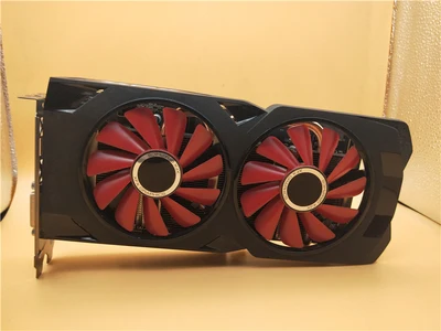 XFX б/у RX 570 4GB 256bit GDDR5 Настольный ПК игровые видеокарты видеокарта не майнит, RX 570 4G