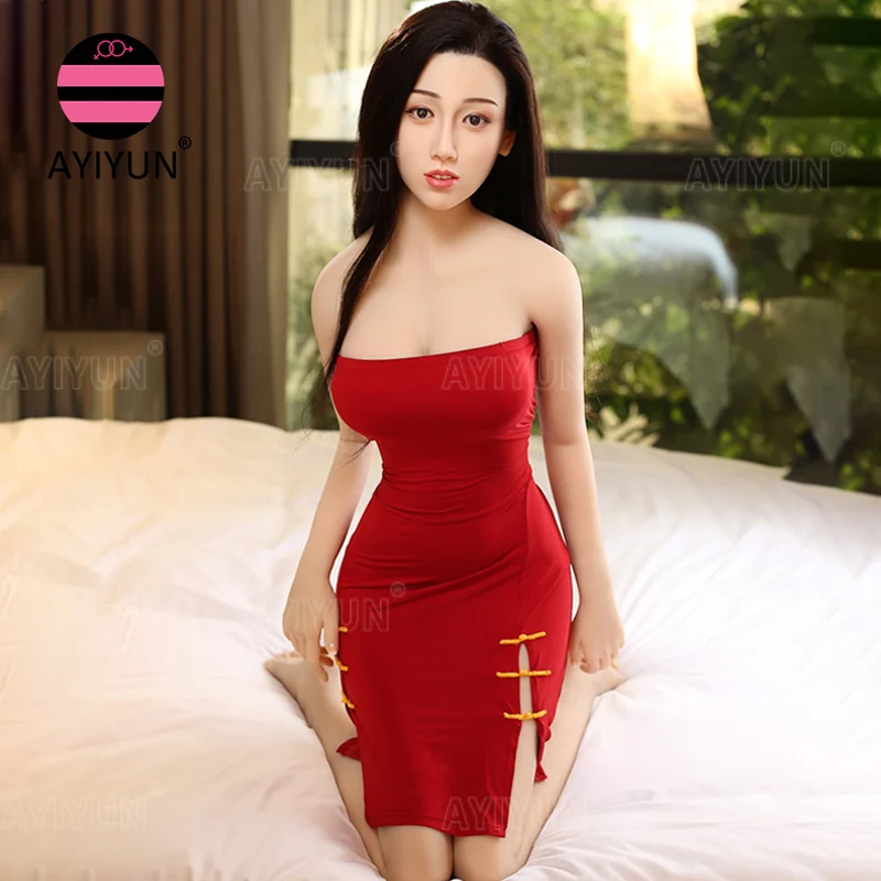 silicone dolls Hf2a85d5b60e9475e8e23a50adbf13c307 AYIUN del sexo de tamaño Real muñeco de Anime pecho grande japonés realista de silicona Vagina muñeca del sexo realista de cuerpo completo muñeca de amor