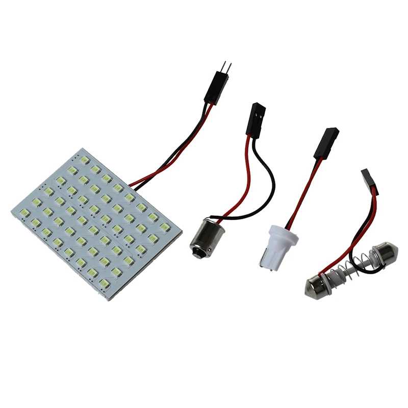 5 шт. автомобильный интерьерный светильник 48 SMD СВЕТОДИОДНЫЙ T10 BA9S Купол гирлянда