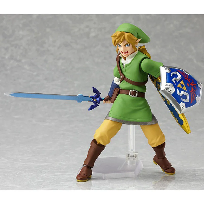 Skup Nowy 14cm Zelda ku niebu Link komórkowy kolekcja figurka zabawki prezent na Boże Narodzenie lalki