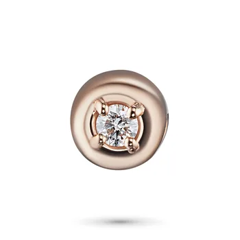 

Red gold pendant with Diamond