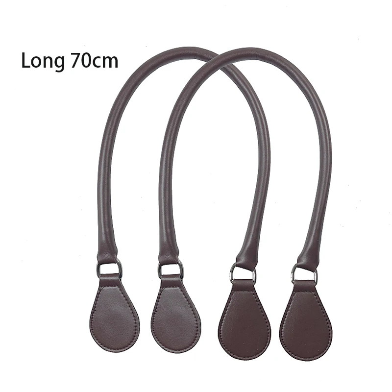 Short Long PU Round Belt Handle with D Buckle Drops handle straps for Classic Mini O Bag Obag silicon Accessories shoulder bag 