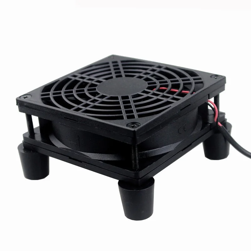 Gdstime-ventilador para Roteador Esfera Manga Refrigeradora com Controle e Rede de Proteção 120 mm 140 mm 5v - Imagem 6