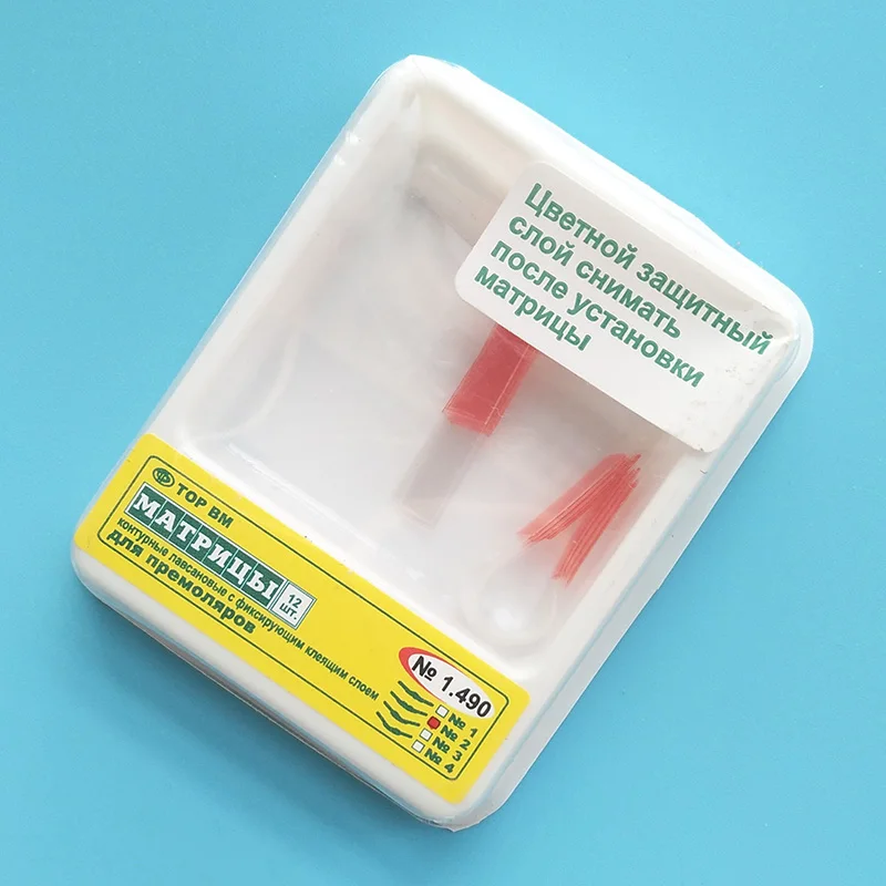 Dental Matrices for Premolars 1.490 Self-Adhesive Transparent Contoured For Molars Russia Imported | Красота и здоровье