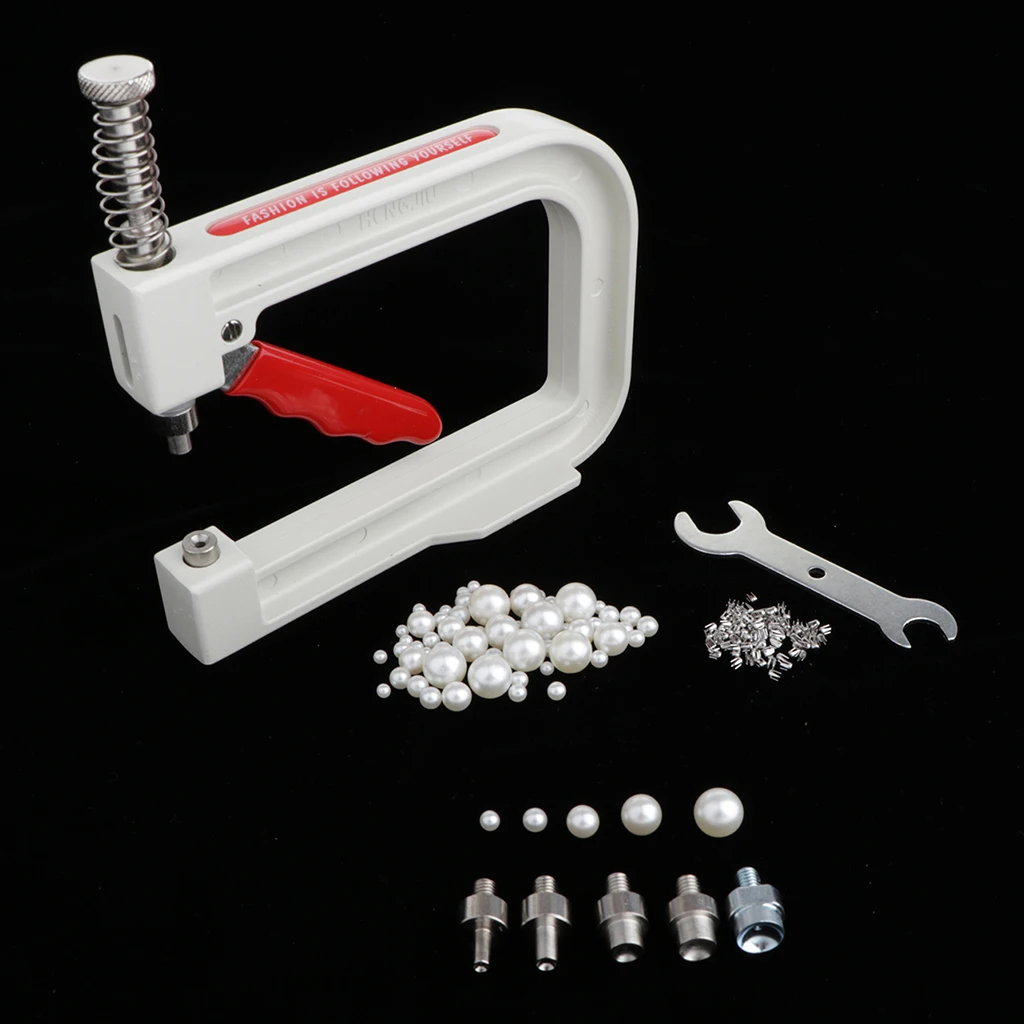 

Manual Beading Machine Handmade Pearl Setting Machine for No Hole Pearl Rivet