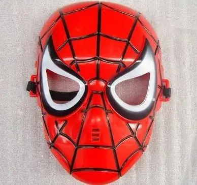spiderman Новые Супергерои-Мстители, черная маска Пантеры, Капитан Америка, Бэтмен, Железный человек, Халк, Человек-паук, маски для взрослых и детей - Цвет: spiderman
